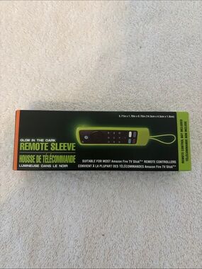 Glow-in-the-Dark Remote Sleeve for Amazon Fire TV Stick Remote - Green